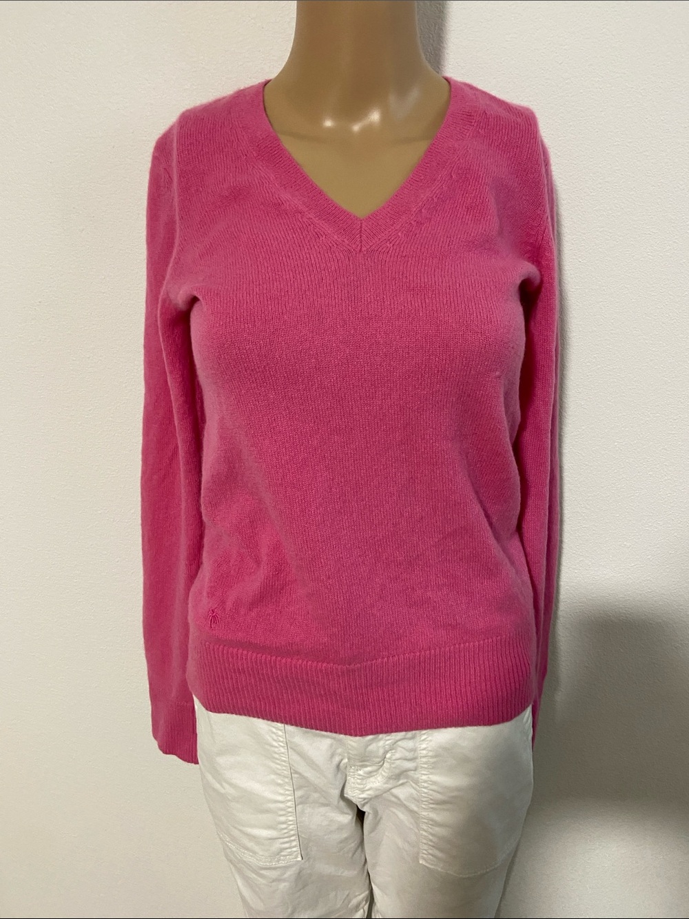 Lilly Pulitzer Hot Pink V-Neck Sweater